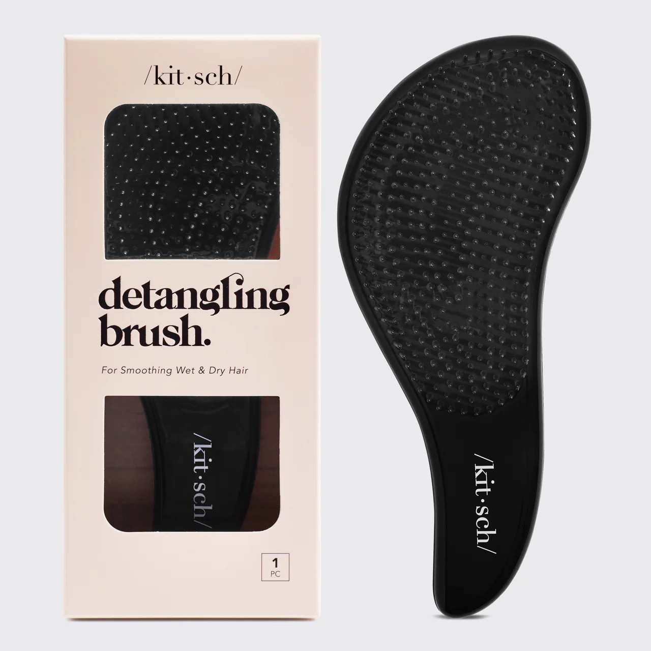 Detangling Brush - Black | Kitsch