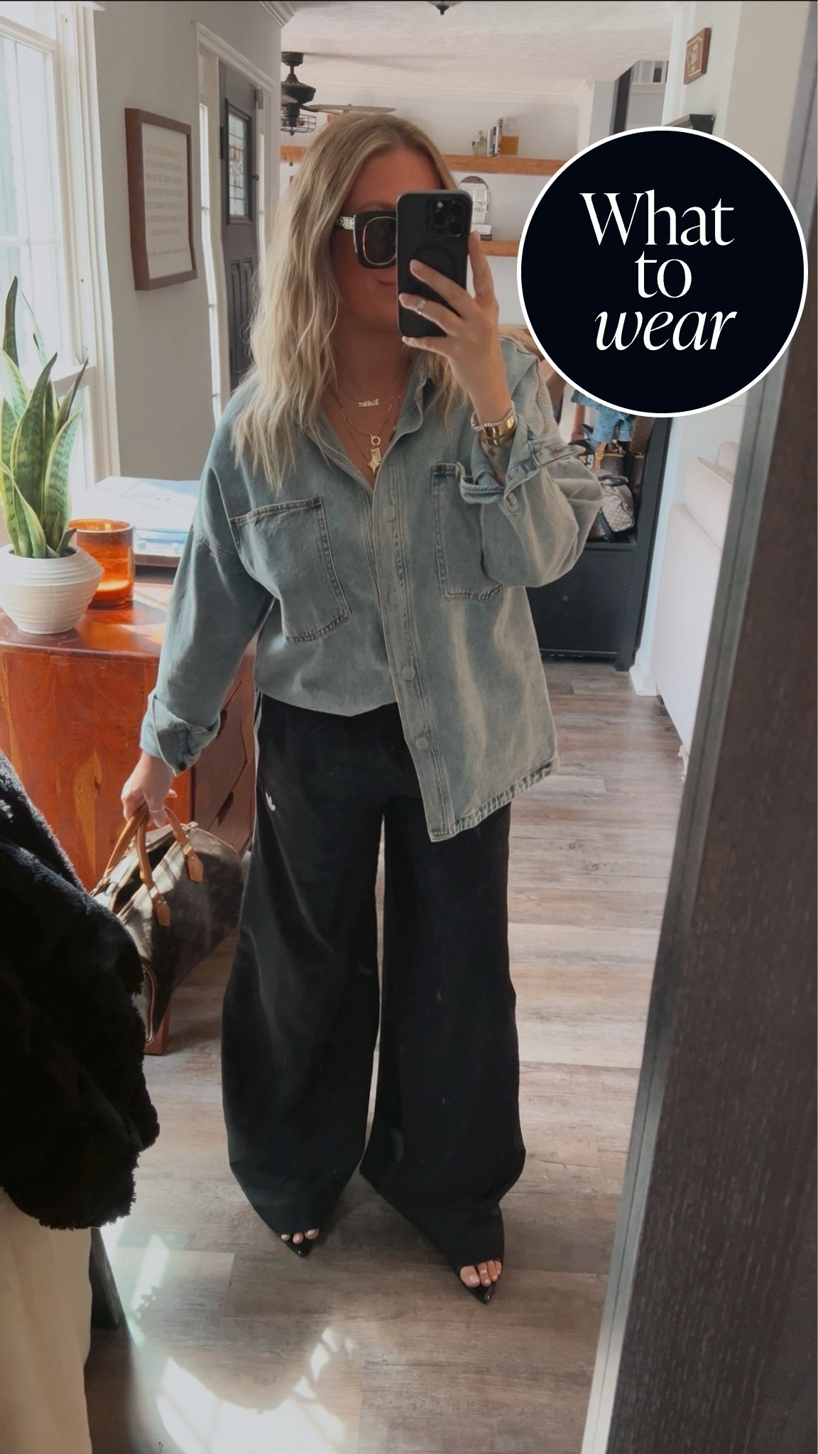 Find me in track pants everyday from now on. 
Pants large 
Top medium 
Shoes true to size

#LTKMothersDay #LTKMidsize #LTKootd
