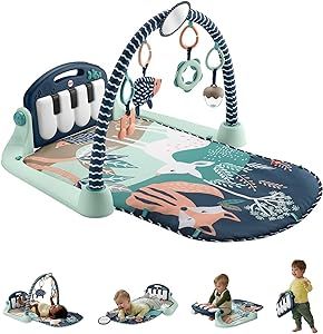 Fisher-Price Baby Playmat Kick & Play Piano Gym With Musical And Sensory Toys For Newborn To Todd... | Amazon (US)