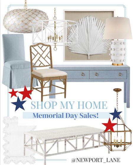 Shop all of my favorite coastal home decor and furniture that’s on sale this Memorial Weekend! Like my Blue console table, palm leaf art, Linden lamp, wicker coffee table, white coffee table, capiz chandelier, blue dining chair, Parsons dining chair, bamboo chandelier, coral mirror, white mirror. My favorites from Serena and Lily, Ballard Designs, and Pottery Barn. 

#LTKsalealert #LTKfindsunder100 #LTKhome