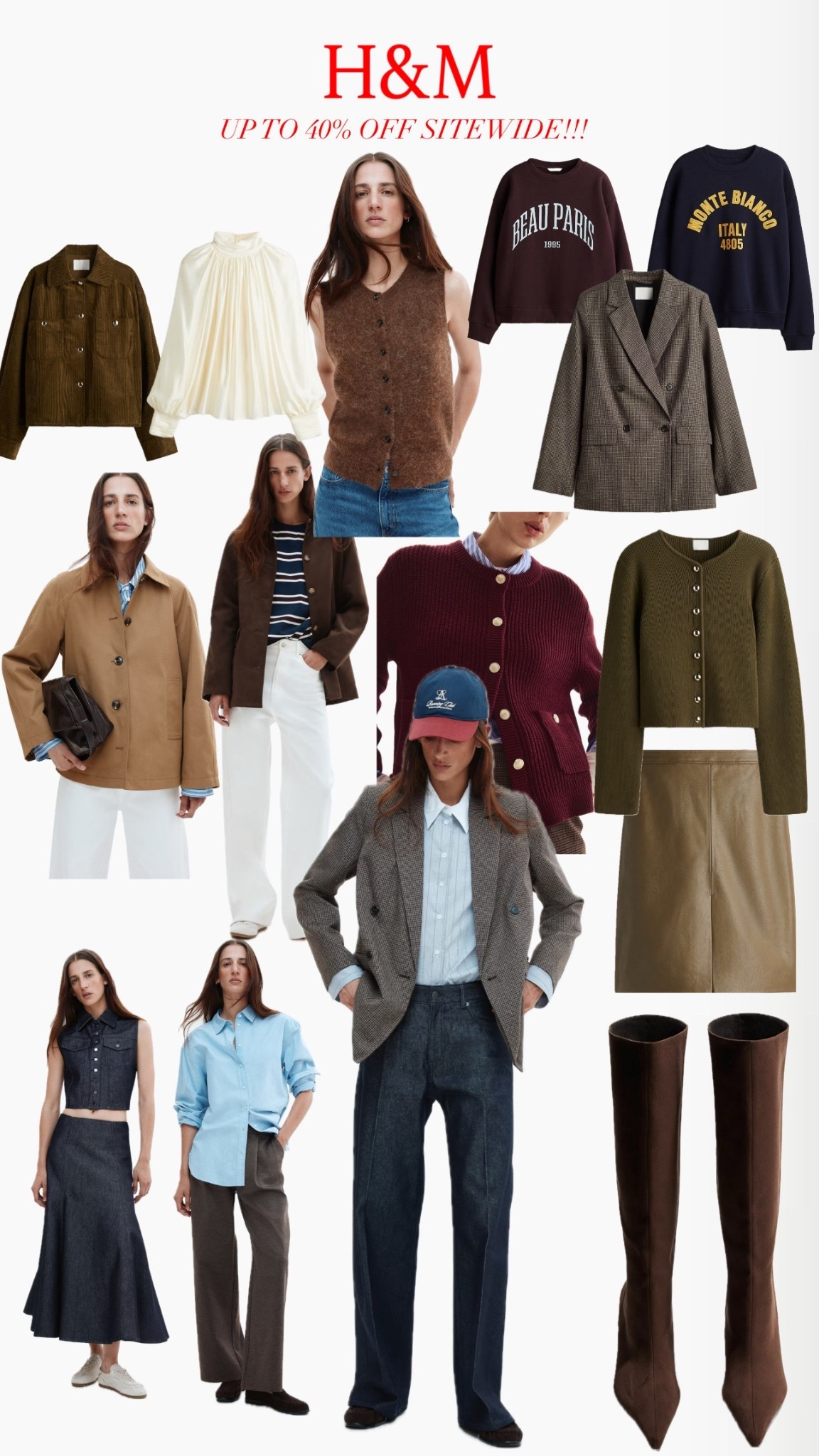 H&M up to 40% off sitewide
H&M fall edition for women
H&M fashion 


#LTKstyletip #LTKsale #LTKcanada