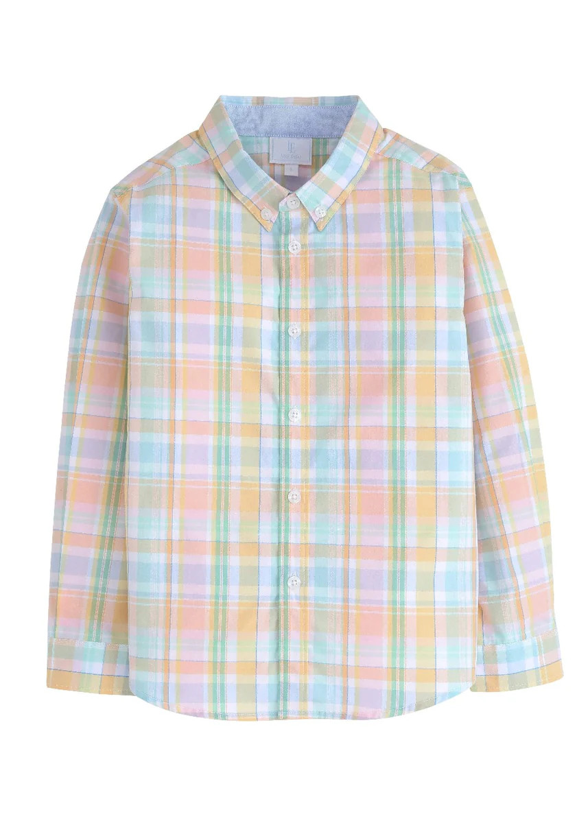 Button Down Shirt - Derby Plaid | Little English