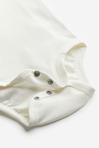 2-pack Long-sleeved Bodysuits - Light pink/white - Kids | H&M US | H&M (US + CA)