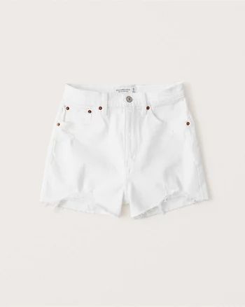 Curve Love High Rise Mom Shorts | Abercrombie & Fitch US & UK