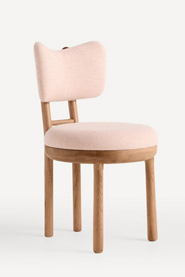 Irie Linen Light Walnut Dining Chair | Anthropologie (US)