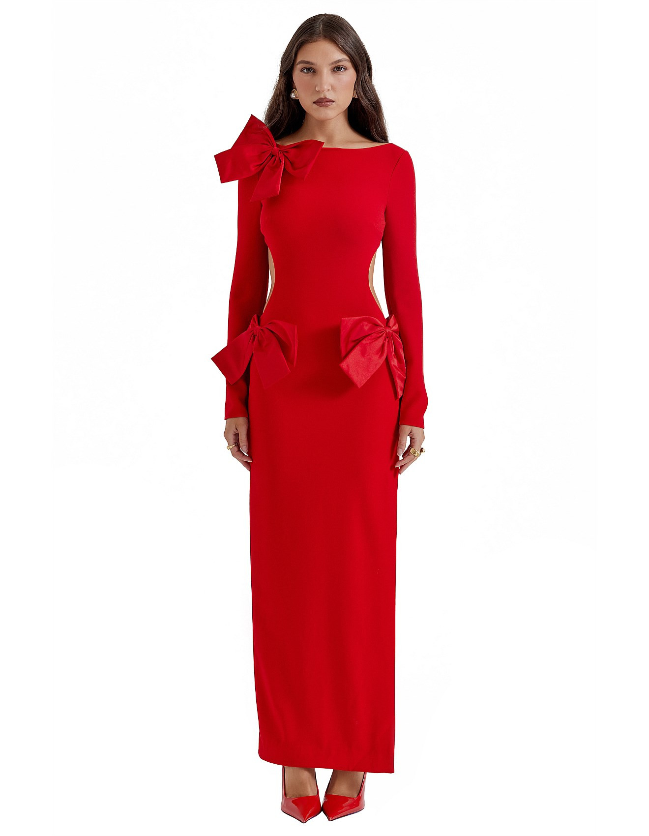 Lavele Bow Maxi Dress | David Jones (Australia & New Zealand)