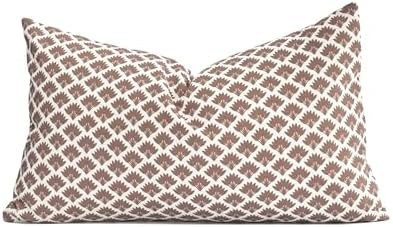 Crumbs Home Modern Farmhouse Fall Linen Indoor Outdoor Lumbar Pillow Cover Only, 12"x20" Water Re... | Amazon (US)