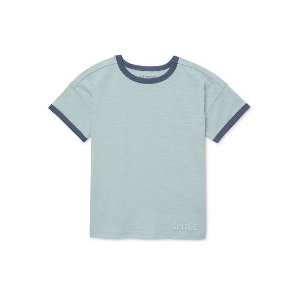 easy-peasy Toddler Boy Short Sleeve Boxy T-Shirt, Sizes 12M-5T | Walmart (US)