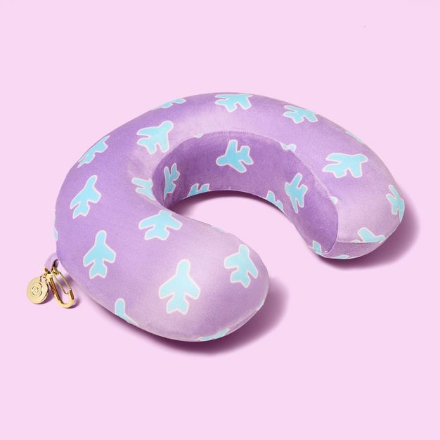 Travel Pillow Purple/Blue Airplanes - Stoney Clover Lane x Target | Target