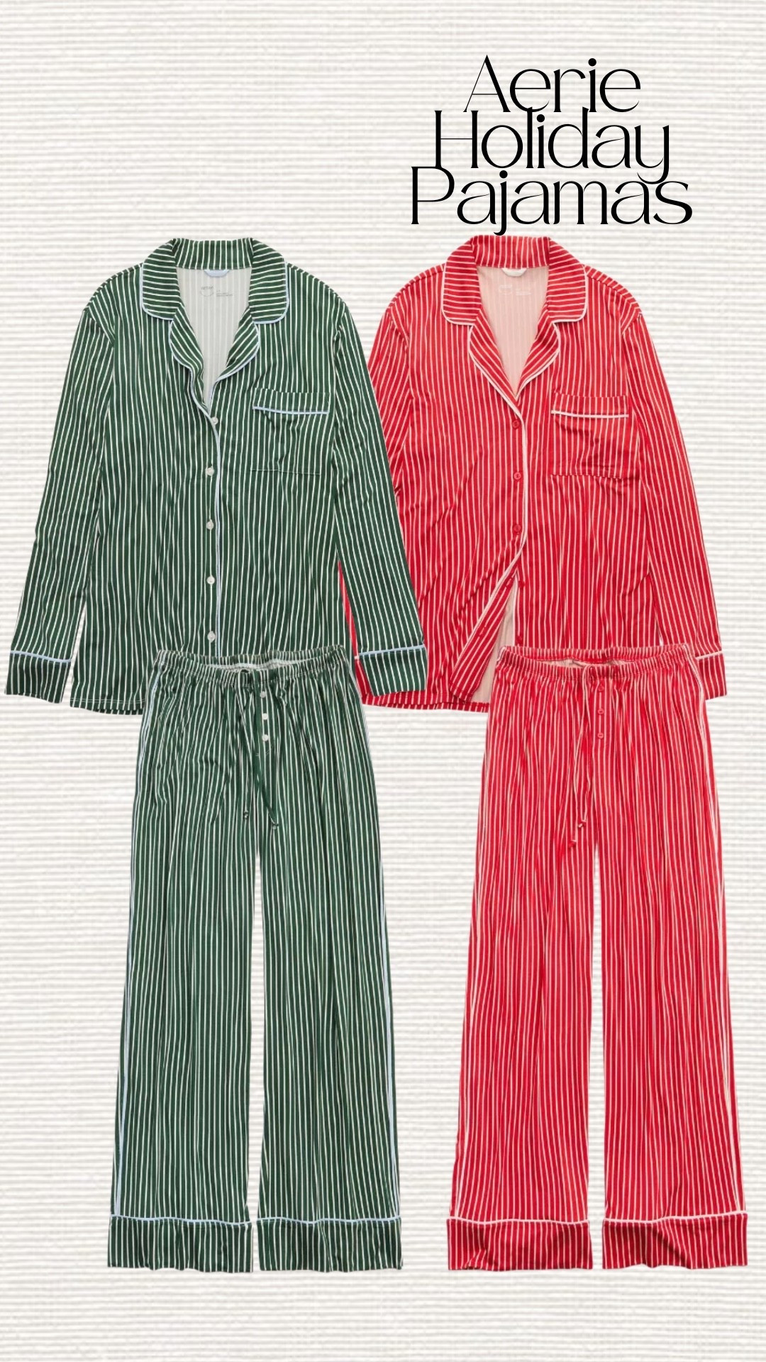 These gorgeous pajamas are super soft and on sale at aerie!! 

#LTKSeasonal #LTKStyleTip #LTKFindsUnder50

#LTKSaleAlert #LTKPlusSize #LTKSeasonal