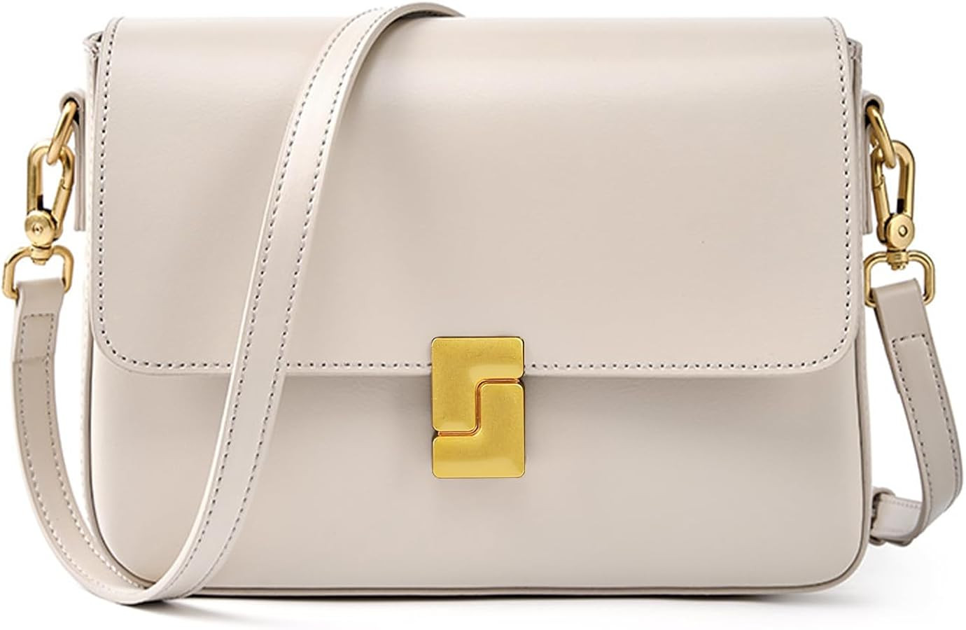 Shoulder Bags for Women, Leather Crossbody Purses Vintage Handbags-Adjustable Strap Leather Cross... | Amazon (US)