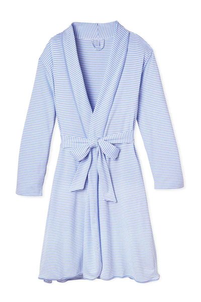 Pima Robe in Hydrangea | LAKE Pajamas