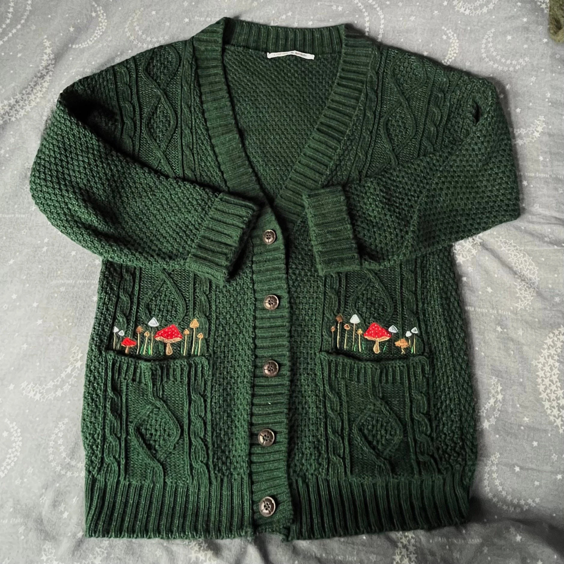 Little Mushroom Cardigan | Cottagecore Collection | Made to Order | Etsy (Global)