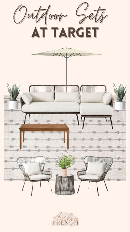 Great outdoor furniture set options at Target! 

Outdoor rug, patio furniture , outdoor furniture, umbrellaa

#LTKHome #LTKStyleTip #LTKParties