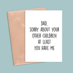 Funny Fathers Day Card From Son Funny Fathers Day Card From | Etsy | Etsy (US)