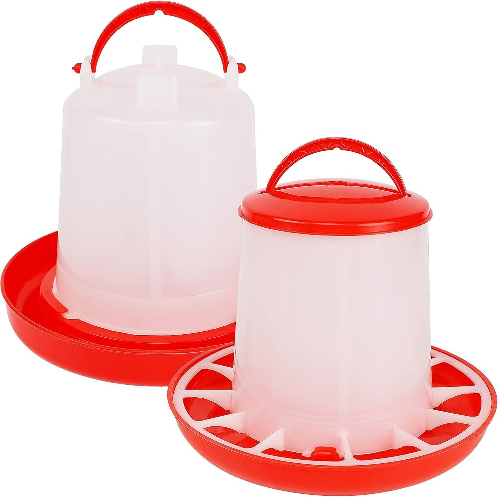 winemana Chick Feeder 1 Lb and Waterer 1.5 L Kit, Hanging Poultry Plastic Containers for Outdoor | Amazon (US)