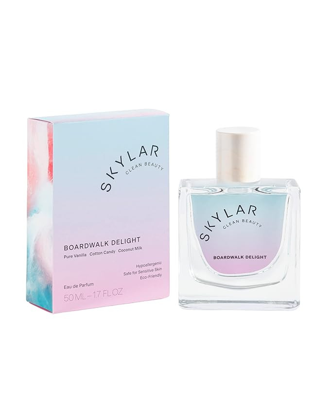 Skylar Boardwalk Delight Hypoallergenic Vegan Perfume - Vanilla, Cotton Candy, Coconut Milk Notes... | Amazon (US)