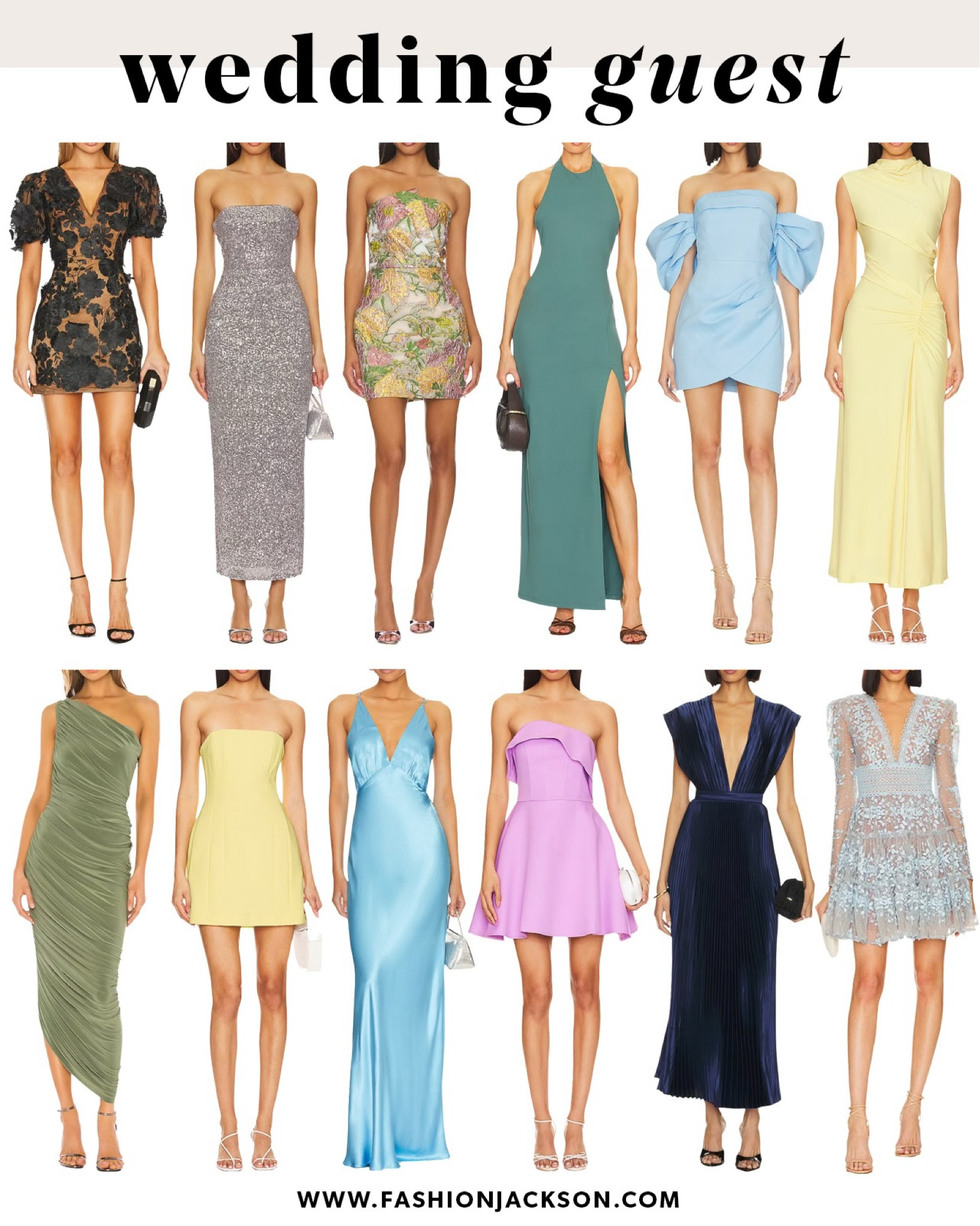 Spring wedding guest dresses #weddingguest #springwedding #cocktaildress #blackdress #revolve #fashionjackson

#LTKstyletip #LTKSeasonal #LTKwedding