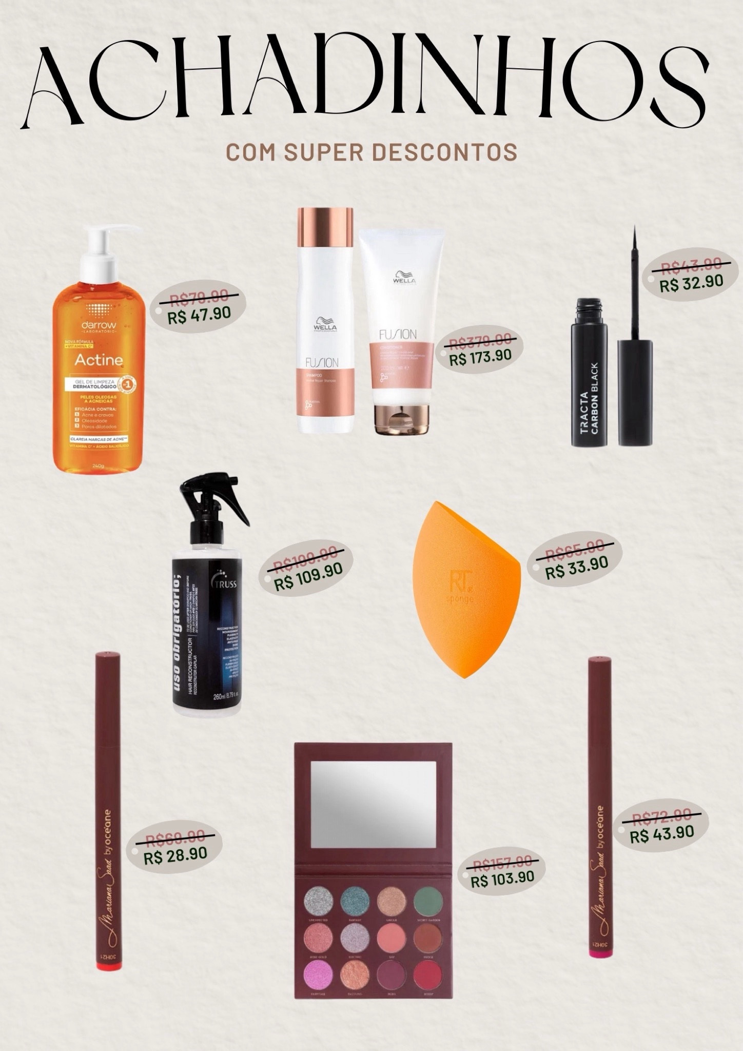 Olhem esses produtos,de mega qualidade e com um super desconto! Eu já vou garantir os meus hahah. 

#LTKbrasil #LTKGiftGuide #LTKbeauty