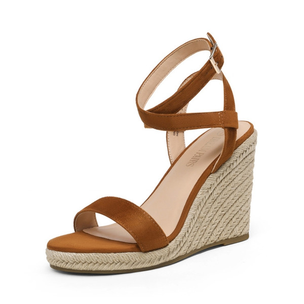Open Toe Espadrille Platform Wedge Sandals | Dream Pairs