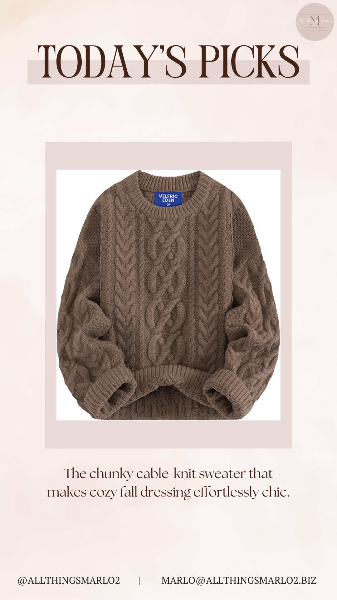 The chunky cable-knit sweater that makes cozy fall dressing effortlessly chic. 

 #LTKSeasonal #LTKWorkwear #LTKTravel