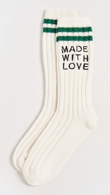 Cashmere Made with Love Good Morning Socks | Shopbop