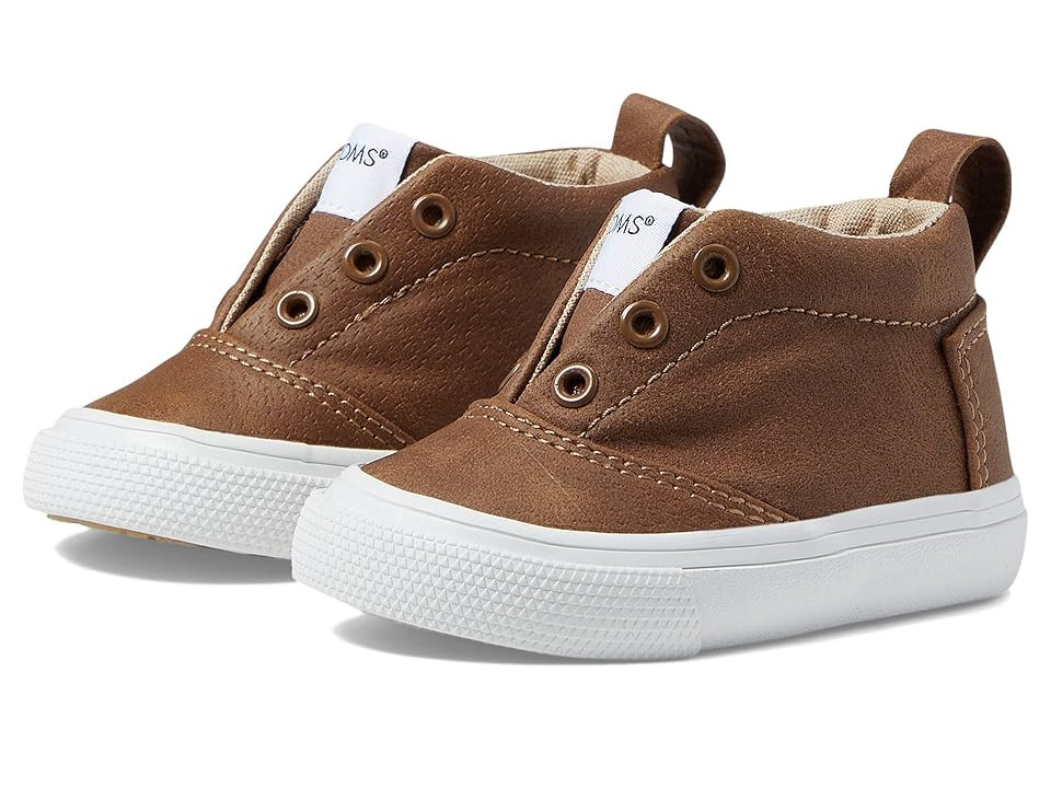 TOMS Kids Tiny Alpargata Fenix Mid (Toddler/Little Kid) Boy's Shoes Toffee : 9 Toddler M, Manmade | Zappos
