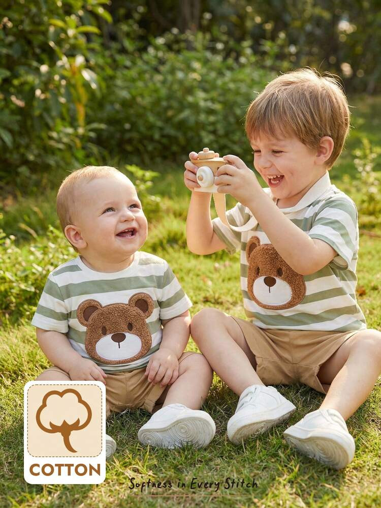 Little bear two pieces set  | SHEIN