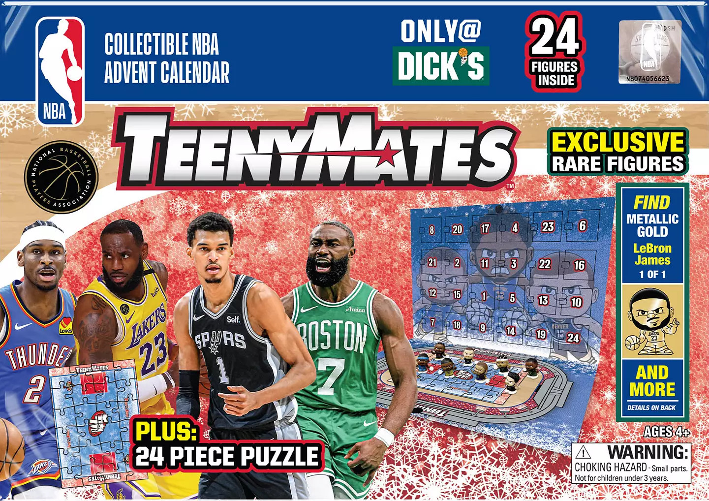 Party Animal NBA TeenyMates DSG Exclusive 2025 Advent Calendar - Rare Figures | DICK'S Sporting Goods