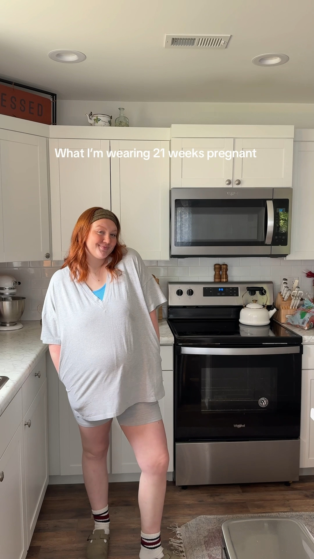 Pregnant me 🤝 a matching set 

#LTKMidsize #LTKBump