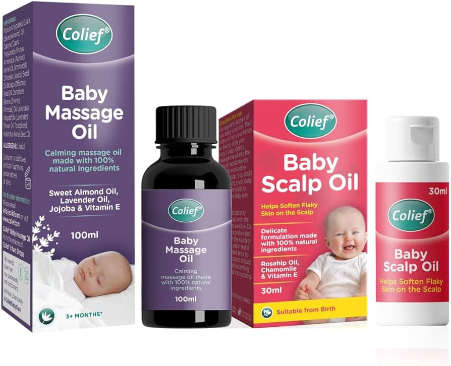 Colief Baby Massage Oil Baby Scalp Oil | Soothing Moisturizing Oils for Babies Scalp & Body | Mad... | Amazon (US)