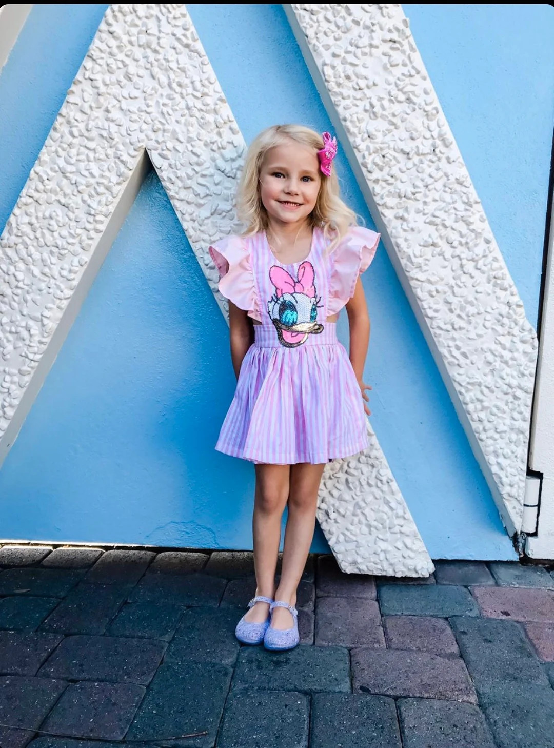 Vintage inspired Daisy Duck pinafore /Disney dress/ birthday dress / girls birthday / | Etsy (US)