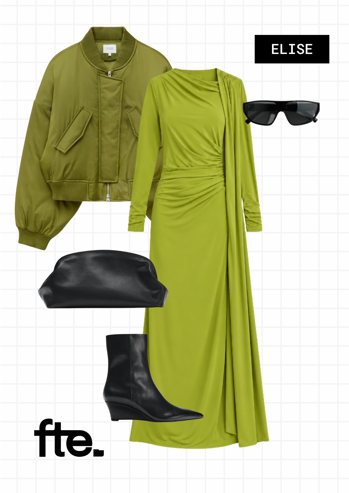 Fave Live - The Runway 📁
&Other Stories cropped bomber jacket, Daska maxi dress, H&M visor sunglasses, Zara ankle boots, Zara leather clutch bag

#LTKFashionMonth #LTKuk #LTKautumn