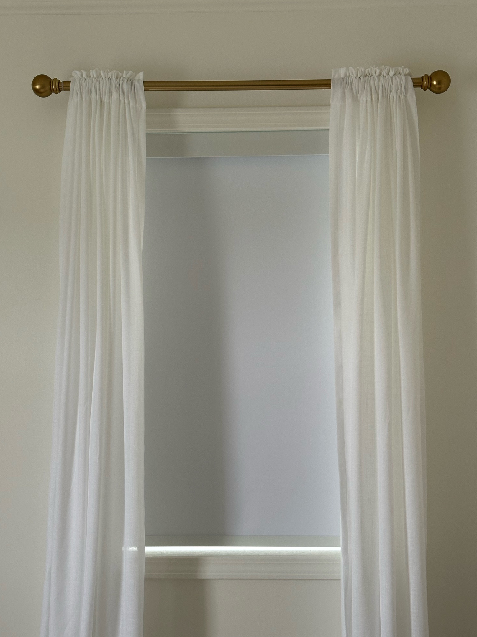 We wanted to keep the semi-sheer curtains in our bedroom and nursery but still have the ability to make the rooms dark so these shades worked perfectly for that☺️

#LTKFindsUnder50 #LTKSaleAlert #LTKHome