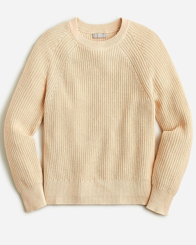 Cotton fisherman sweater | J. Crew US