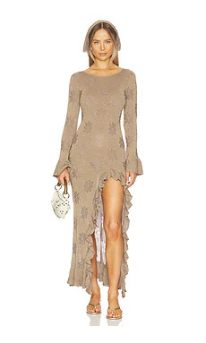 ASTA RESORT x REVOLVE Rafaella Split Dress in Cedar from Revolve.com | Revolve Clothing (Global)