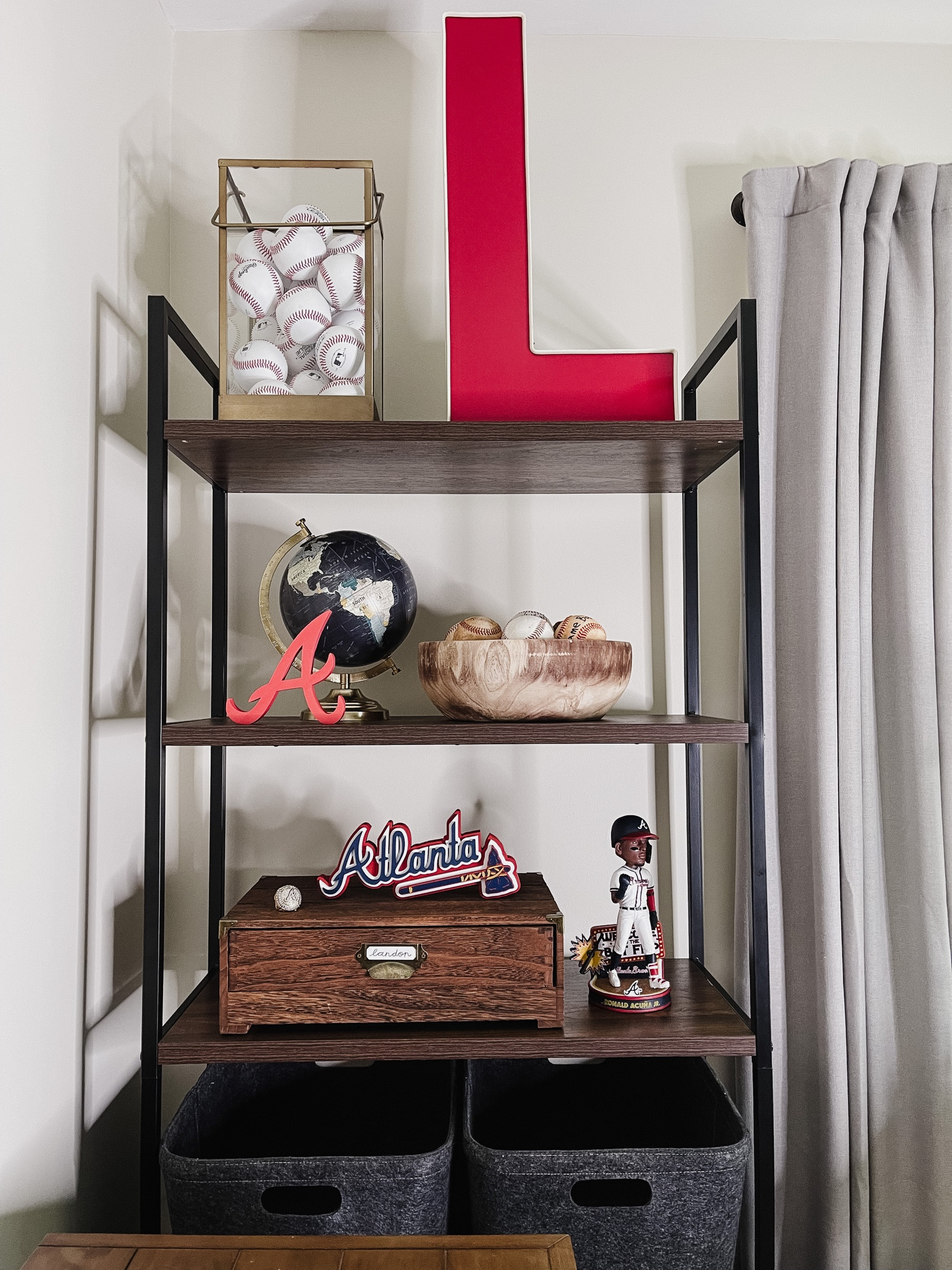 Baseball themed room! 🇺🇸⚾️

#boysroom #baseball #shelves #shelfdecor

#LTKkids #LTKunder50 #LTKhome