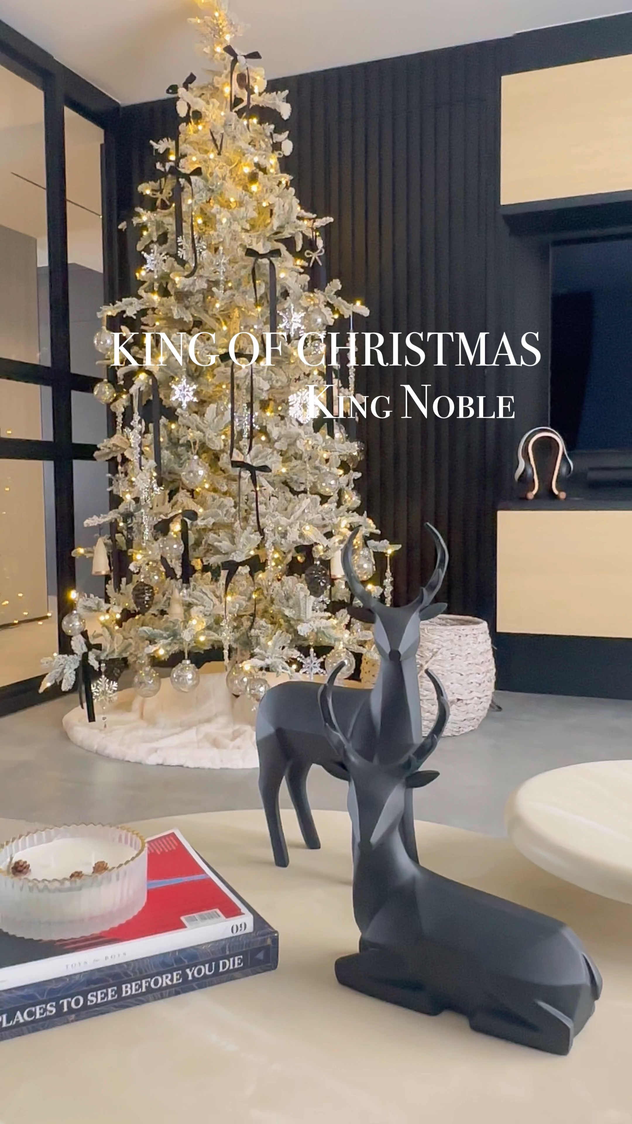 King of Christmas  flocked tree! 
#christmastree #holidaydecor #christmastreedecor 

#LTKSeasonal #LTKHome #LTKHoliday