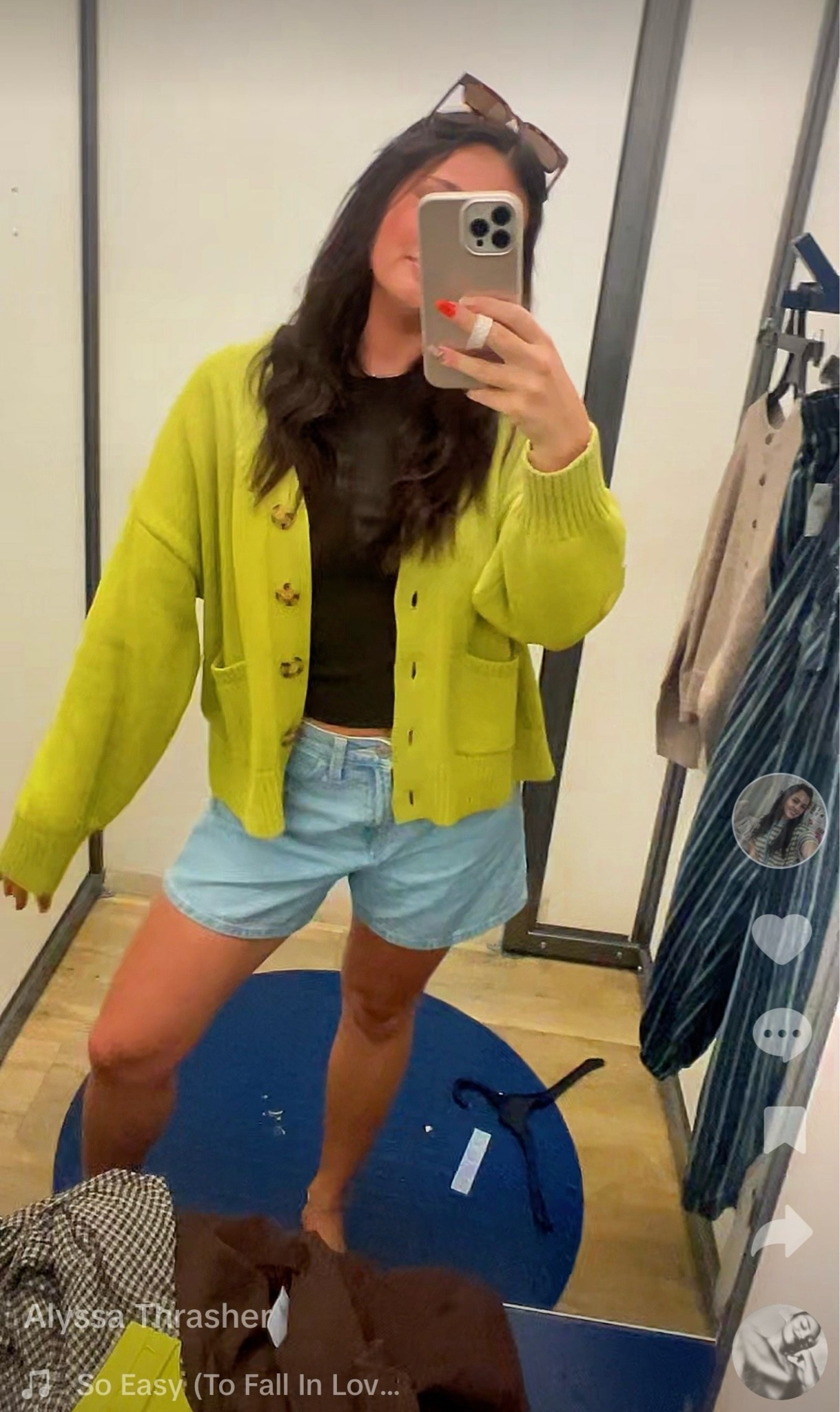 Old navy 
Size medium tank
Size large cardigan 
Size 6 shorts

#LTKgrwm #LTKSeasonal #LTKdayinmylife