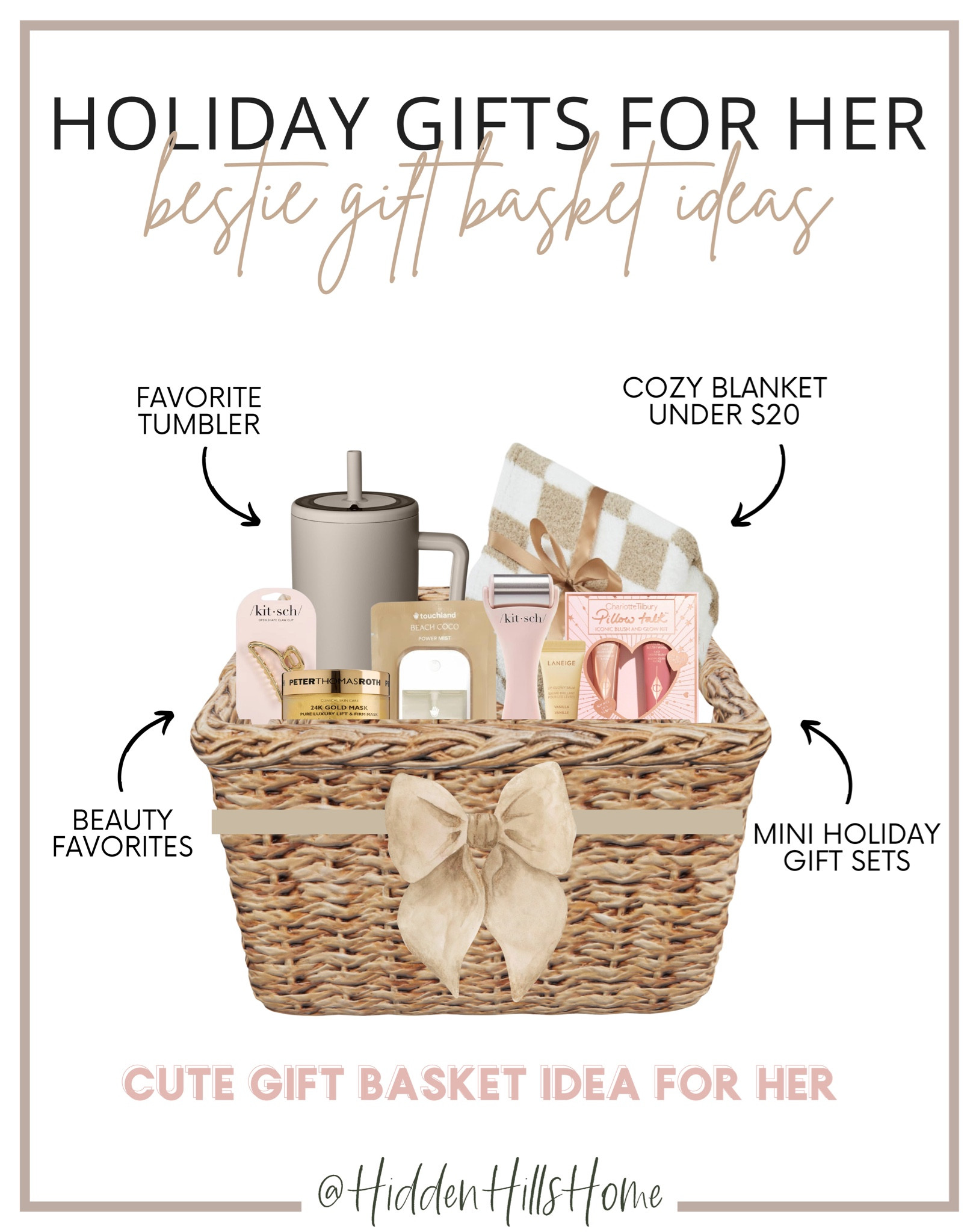 Holiday gift basket ideas! Cute gift ideas for her, Christmas gift guide, gifts for her, Christmas gifts for her, bestie gift basket, trendy gift ideas for her #giftguide #giftsforher

#LTKHoliday #LTKGiftGuide #LTKSaleAlert