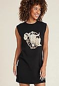 24/7 Graphic Shift Mini Dress | Maurices