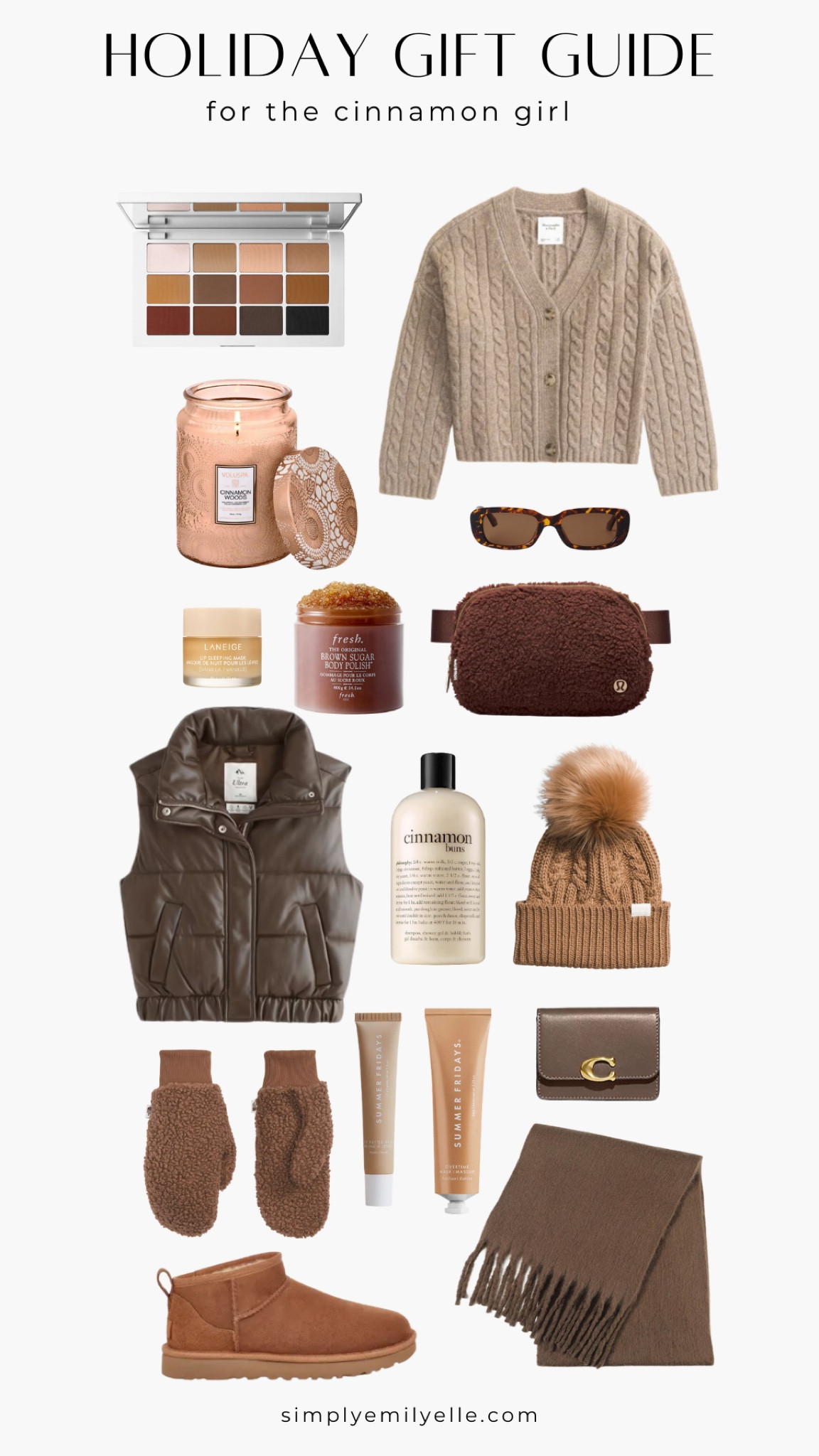 Holiday gift guide, holiday gift guide, gift guide, gift ideas, gift guide 2023, gift ideas for her, gifts for her, cinnamon girl ideas, cinnamon girl gift guide

#LTKGiftGuide #LTKHolidaySale #LTKHoliday