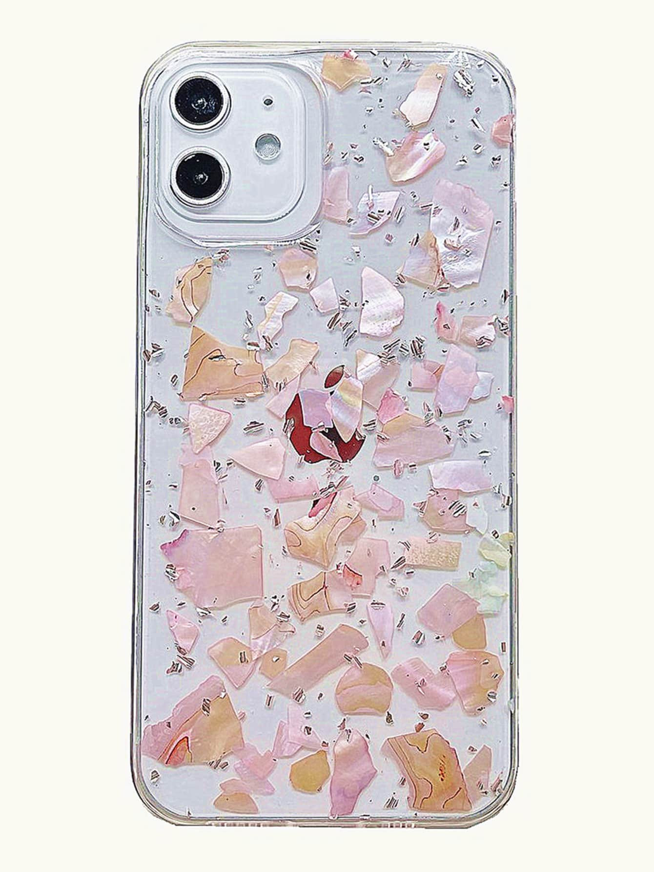 Shell Fragments Pattern iPhone Case | SHEIN