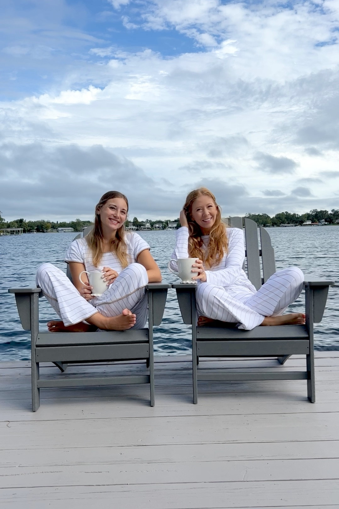 LAKE Holiday Pajamas are HERE! Shop our favorites now before they sell out (and they will). We’re wearing a size small in everything! 