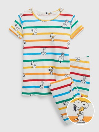 babyGap 100% Organic Cotton Snoopy PJ Set | Gap (US)