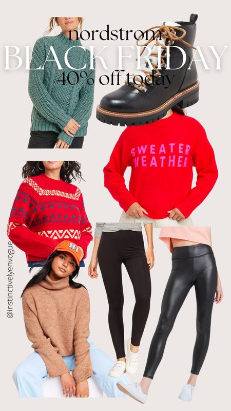 Target Black Friday sale on Saturday
Faux leather leggings, holiday sweater,
Shearling boots, turtleneck

#LTKCyberweek #LTKsalealert #LTKSeasonal