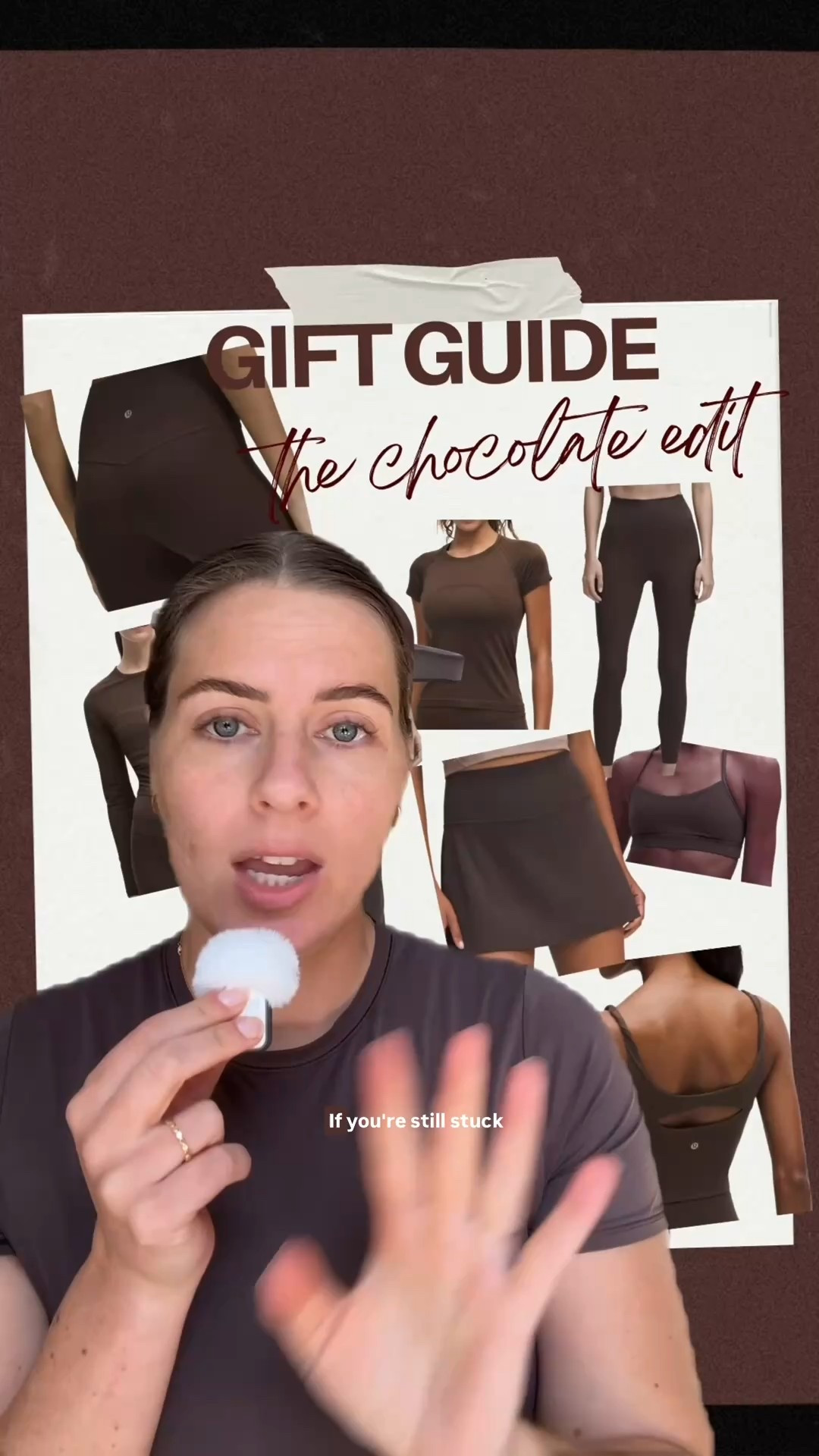 For the chocolate lovers, all my fave brown piece from Lululemon 🤎 

(Brown flares, brown bike shorts, brown slides, espresso, chocolate brown gifts, gift guide, gift ideas for her, brown tee, brown sports bra, brown crop top) 

#LTKaustralia #LTKfitness #LTKfestive