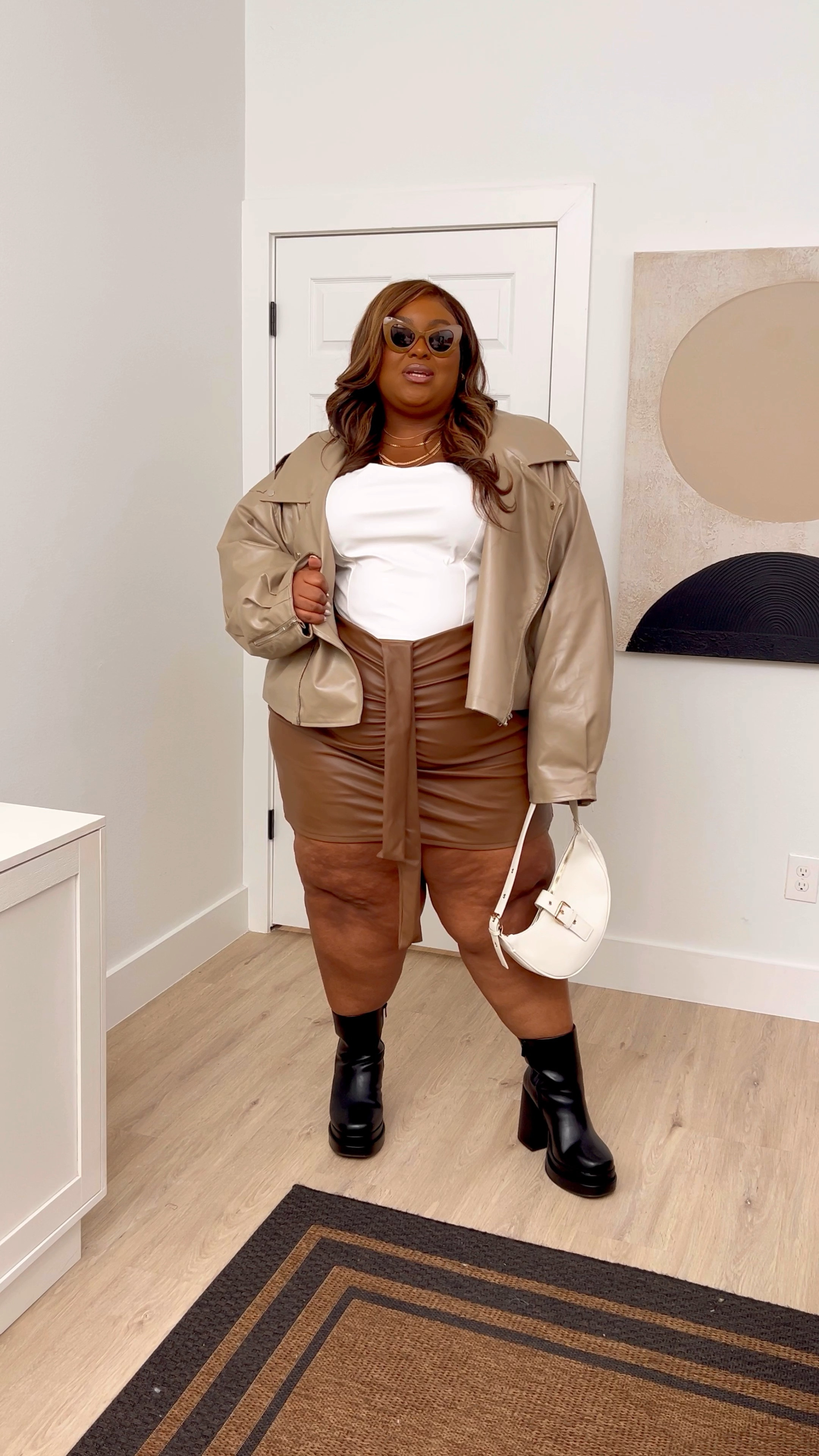 Plus size and midsize babes. This entire outfit cost less than 100 dollars!

These pieces are from PLT and they are definitely one of my favorite brands to buy coats and jackets from💖

For more plus size, midsize, size inclusive style and outfits, follow @morgiemone 💕

I’m wearing a size 22 in the top, 24 in the skirt, 26 in the jacket and 11.5 in the shoes.

#LTKplussize #LTKstyletip #LTKmidsize