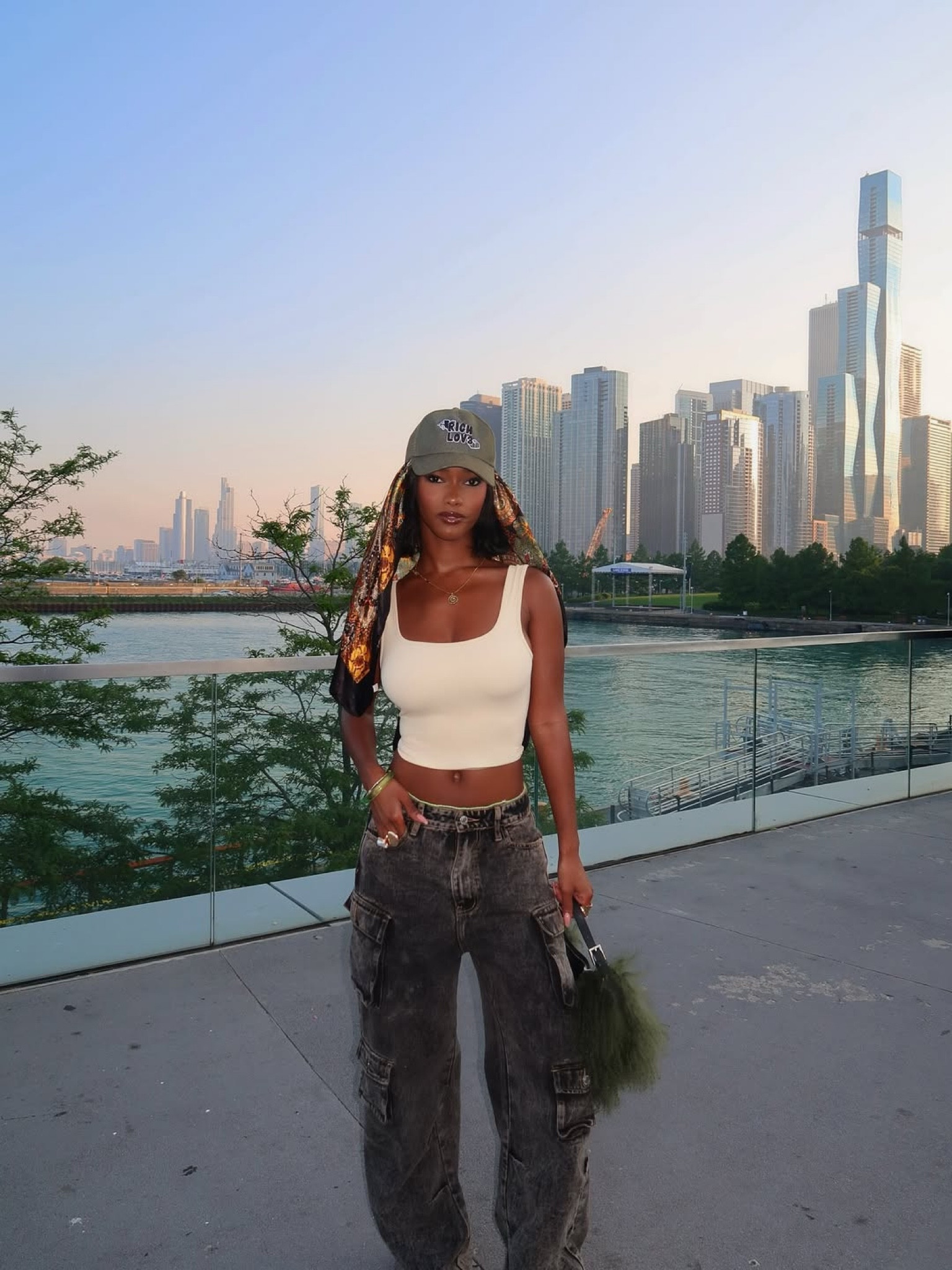 Just me and the skyline. Rocking this simple tank top and denim pants is the perfect Summer street style. 

 

#LTKSeasonal #LTKStyleTip