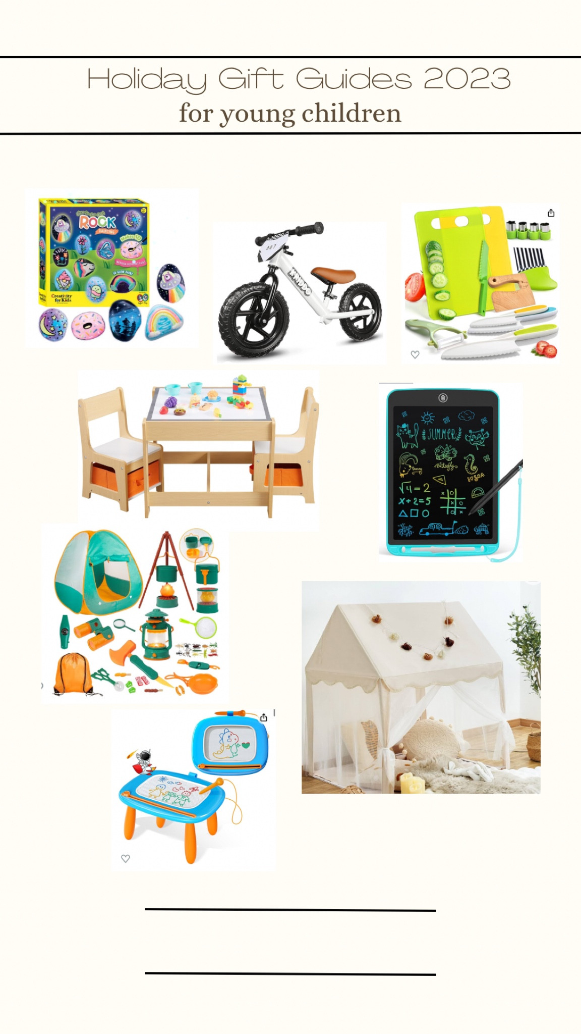Holiday Gift Guides — for young children 

#LTKkids #LTKGiftGuide #LTKCyberWeek